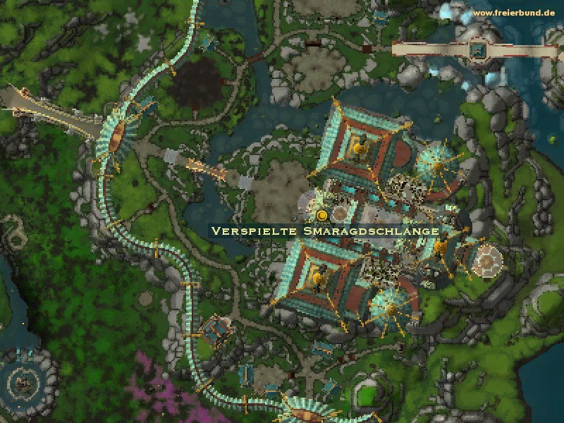 Verspielte Smaragdschlange (Playful Emerald Serpent) Quest-Gegenstand WoW World of Warcraft 