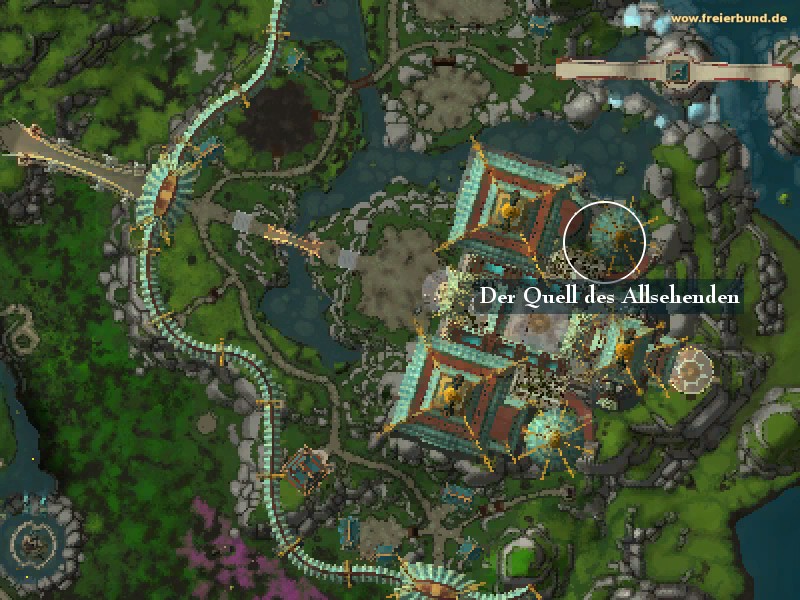 Der Quell des Allsehenden (Fountain of the Everseeing) Landmark WoW World of Warcraft 