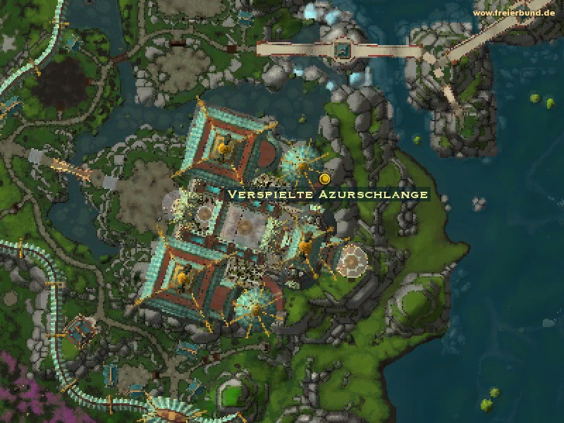Verspielte Azurschlange (Playful Emerald Serpent) Quest-Gegenstand WoW World of Warcraft 