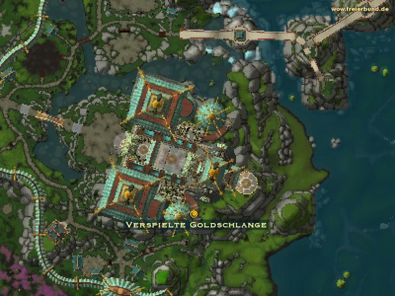 Verspielte Goldschlange (Playful Gold Serpent) Quest-Gegenstand WoW World of Warcraft 