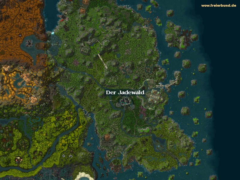 Der Jadewald (The Jade Forest) Zone WoW World of Warcraft 