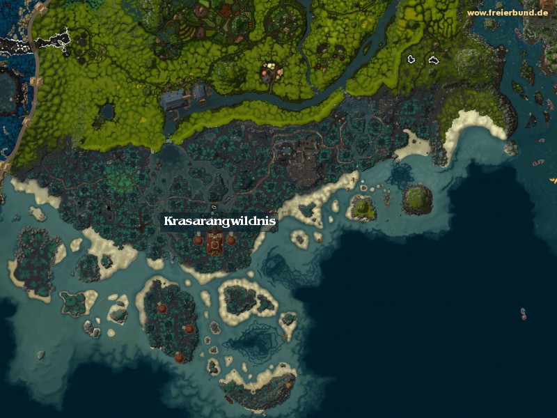 Krasarangwildnis (Krasarang Wilds) Zone WoW World of Warcraft 