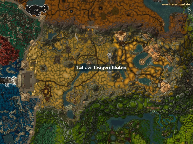 Tal der Ewigen Blüten (Vale of Eternal Blossoms) Zone WoW World of Warcraft 