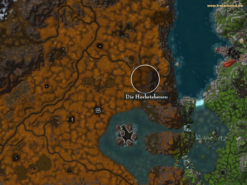 Die Herbstebenen (The Autumn Plains) Landmark WoW World of Warcraft 