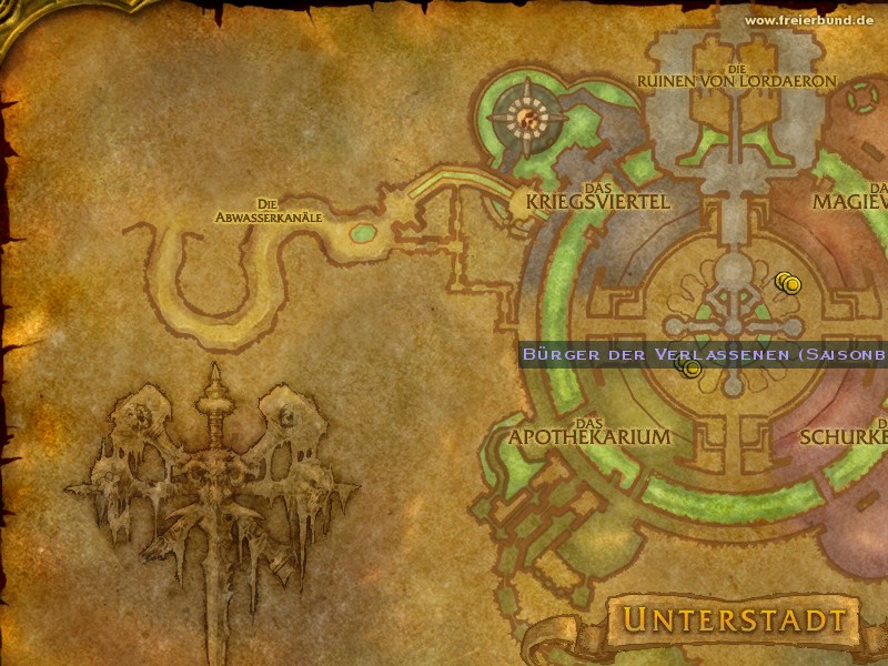 Bürger der Verlassenen (Saisonbedingt) (Forsaken Commoner) Quest NSC WoW World of Warcraft 