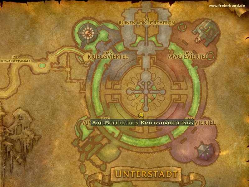 Auf Befehl des Kriegshäuptlings (Warchief's Command Board) Quest-Gegenstand WoW World of Warcraft 