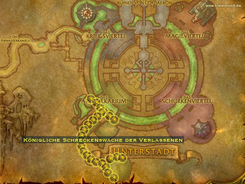 Königliche Schreckenswache der Verlassenen (Forsaken Royal Dreadguard) Monster WoW World of Warcraft 