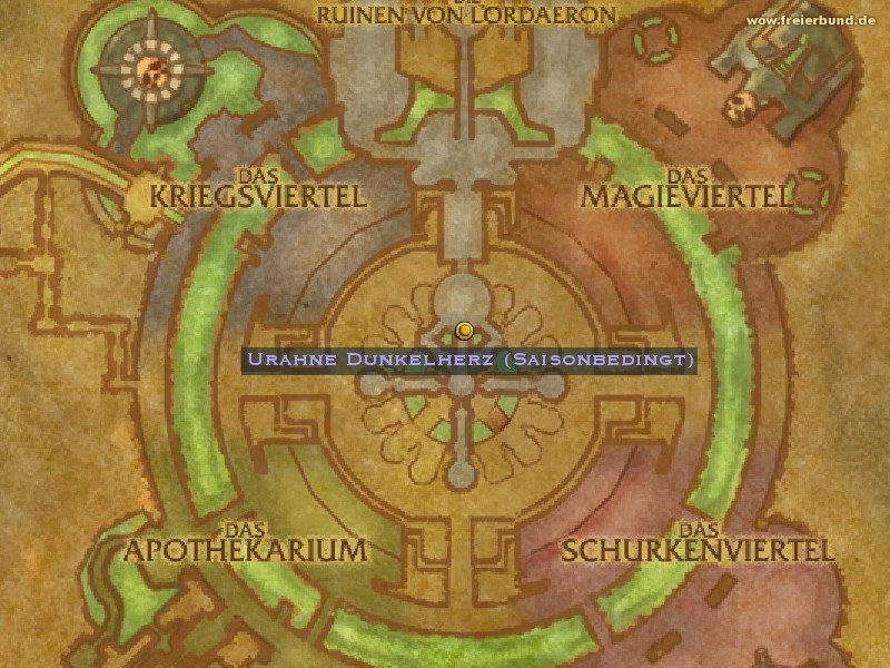 Urahne Dunkelherz (Saisonbedingt) (Elder Darkcore) Quest NSC WoW World of Warcraft 