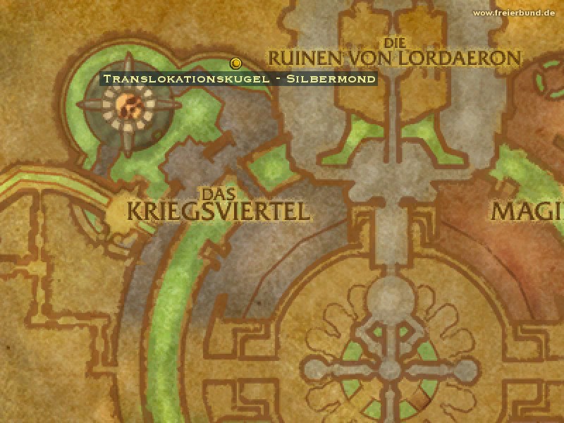 Translokationskugel - Silbermond (Orb of Translocation) Quest-Gegenstand WoW World of Warcraft 