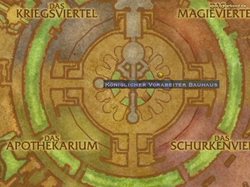 Königlicher Vorabeiter Bauhaus (Royal Overseer Bauhaus) Quest NSC WoW World of Warcraft 