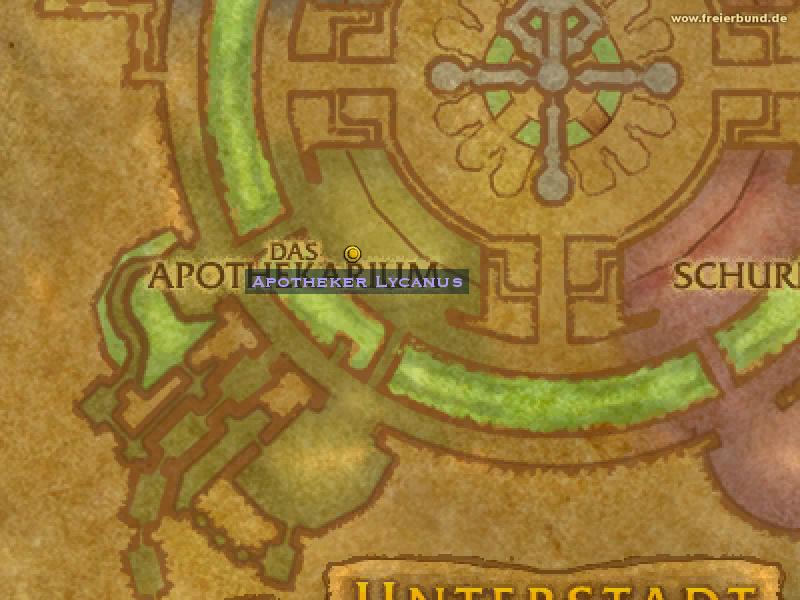 Apotheker Lycanus (Apothecary Lycanus) Quest NSC WoW World of Warcraft 