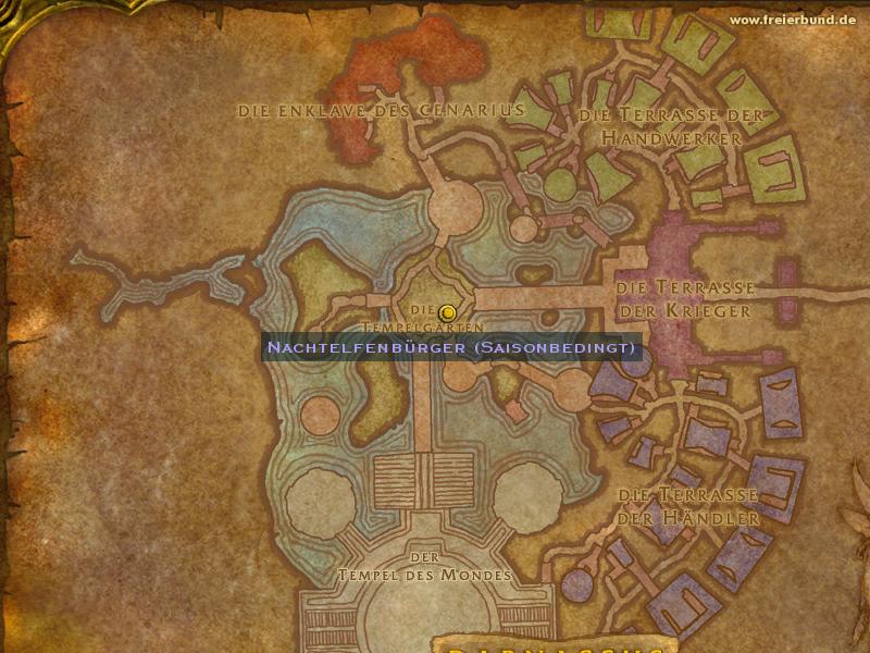 Nachtelfenbürger (Saisonbedingt) (Night Elf Commoner) Quest NSC WoW World of Warcraft 