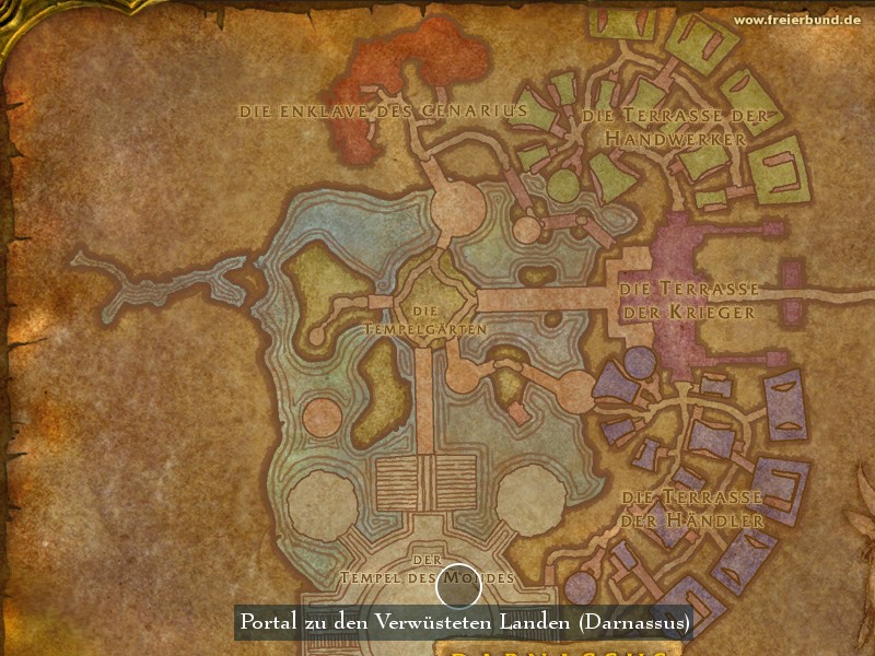 Portal zu den Verwüsteten Landen (Darnassus) (Portal to Blasted Lands) Landmark WoW World of Warcraft 