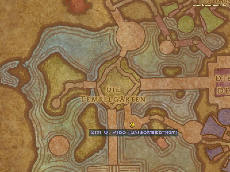 Qixi Q. Pido (Saisonbedingt) (Kwee Q. Peddlefeet) Quest NSC WoW World of Warcraft 