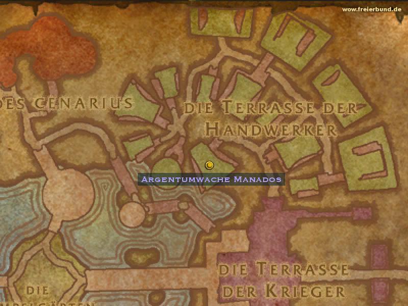 Argentumwache Manados (Argent Guard Manados) Quest NSC WoW World of Warcraft 