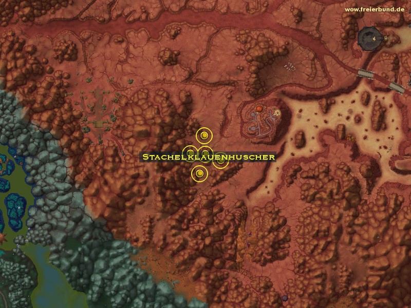 Stachelklauenhuscher (Quillfang Skitterer) Monster WoW World of Warcraft 
