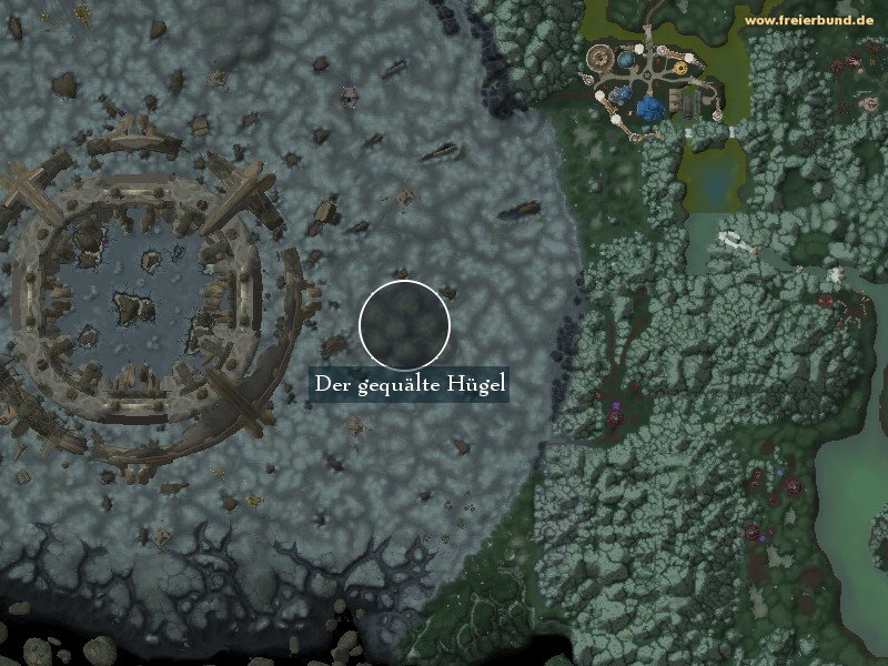 Der gequälte Hügel (Writhing Mound) Landmark WoW World of Warcraft 