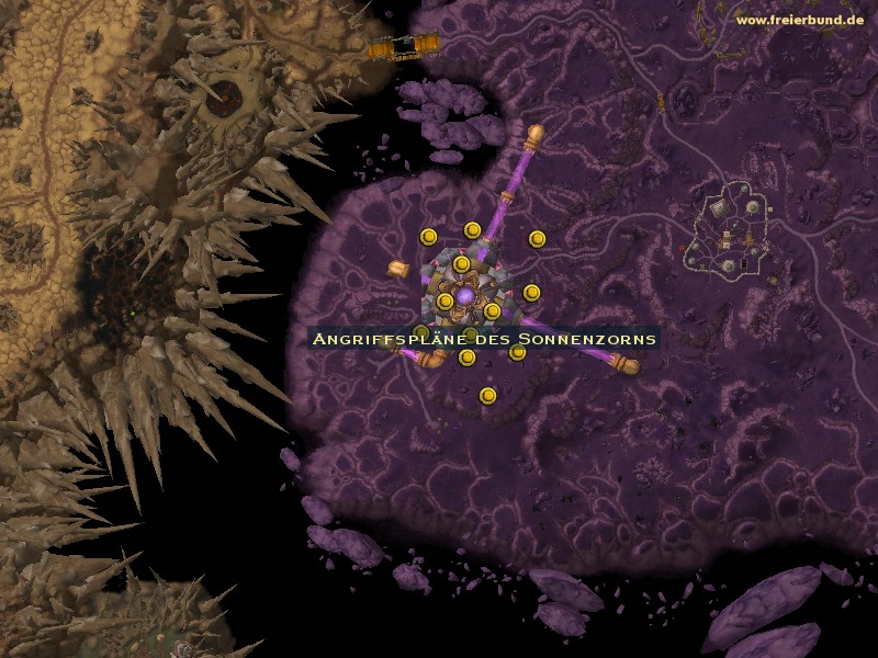 Angriffspläne des Sonnenzorns (Sunfury Attack Plans) Quest-Gegenstand WoW World of Warcraft 