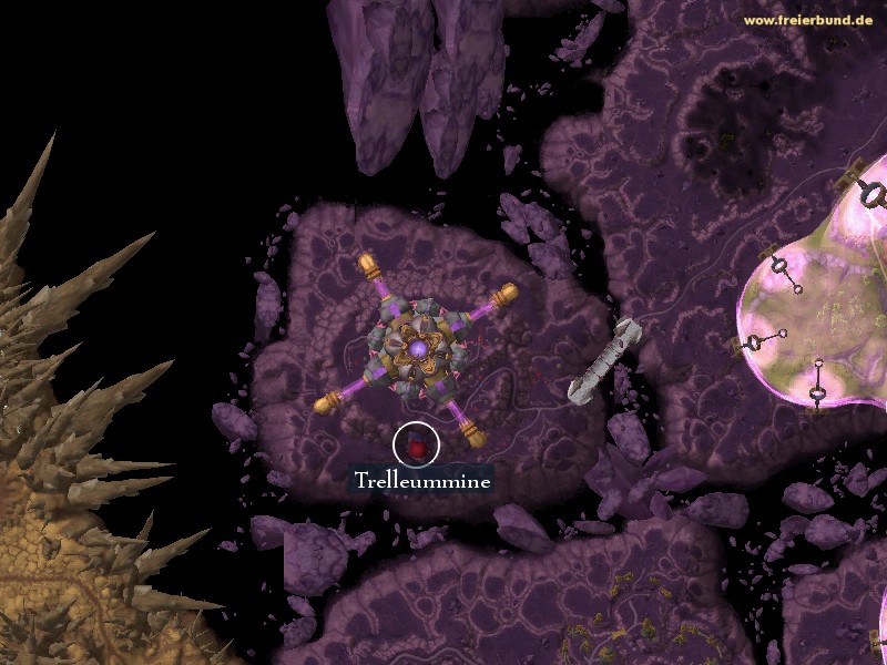 Trelleummine (Trelleum Mine) Landmark WoW World of Warcraft 