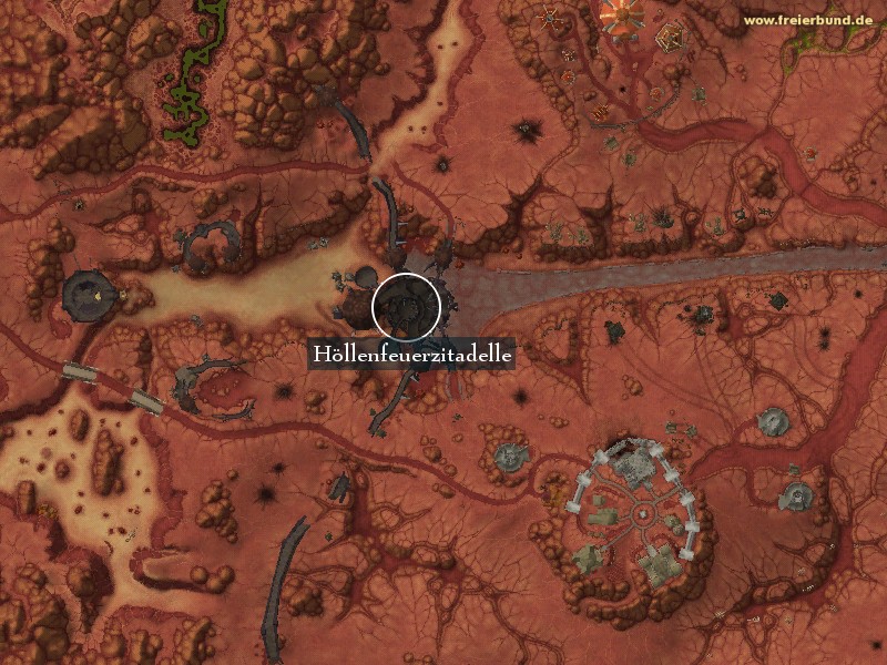 Höllenfeuerzitadelle (Hellfire Citadel) Landmark WoW World of Warcraft 