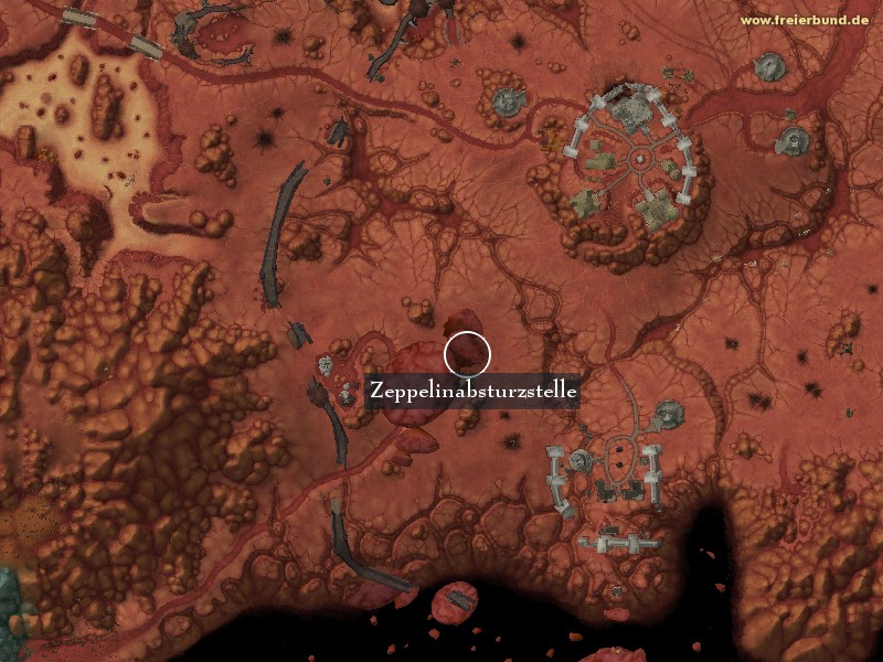 Zeppelinabsturzstelle (Zeppelin Crash) Landmark WoW World of Warcraft 