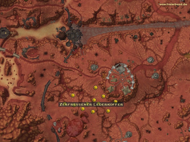 Zerfressener Lederkoffer (Eroded Leather Case) Quest-Gegenstand WoW World of Warcraft 