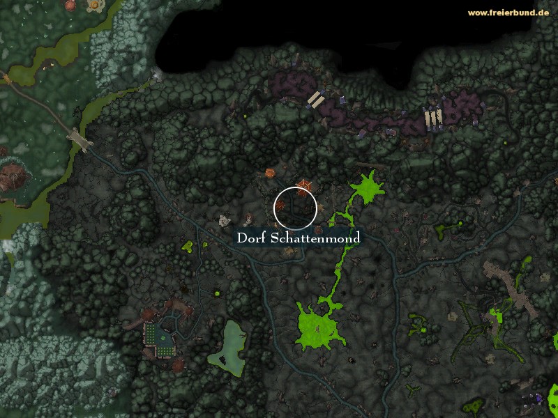 Dorf Schattenmond (Shadownmoon Village) Landmark WoW World of Warcraft 