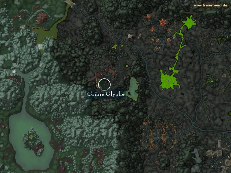 Grüne Glyphe (Green Glyph) Landmark WoW World of Warcraft 