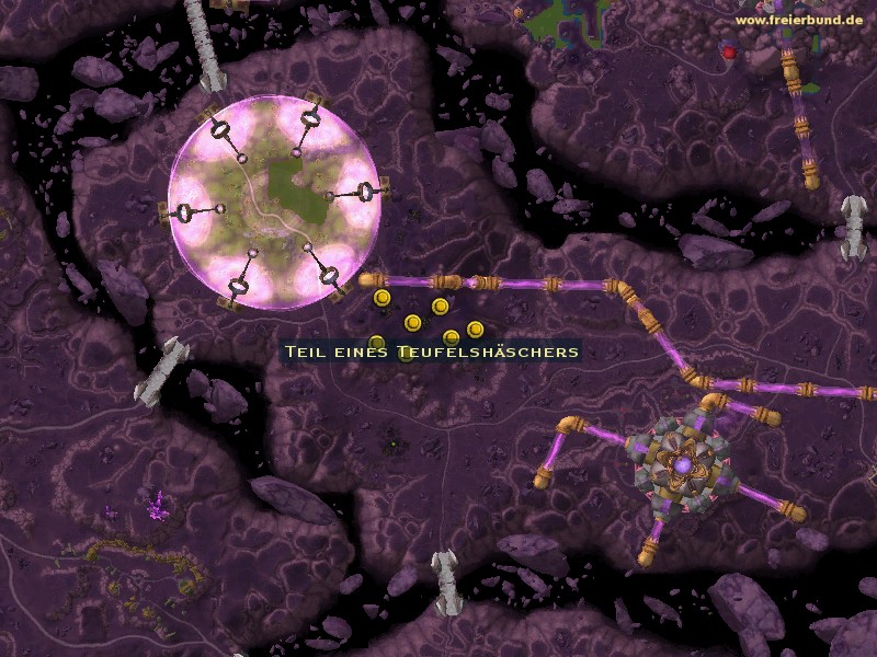 Teil eines Teufelshäschers (Fel Reaver Part) Quest-Gegenstand WoW World of Warcraft 