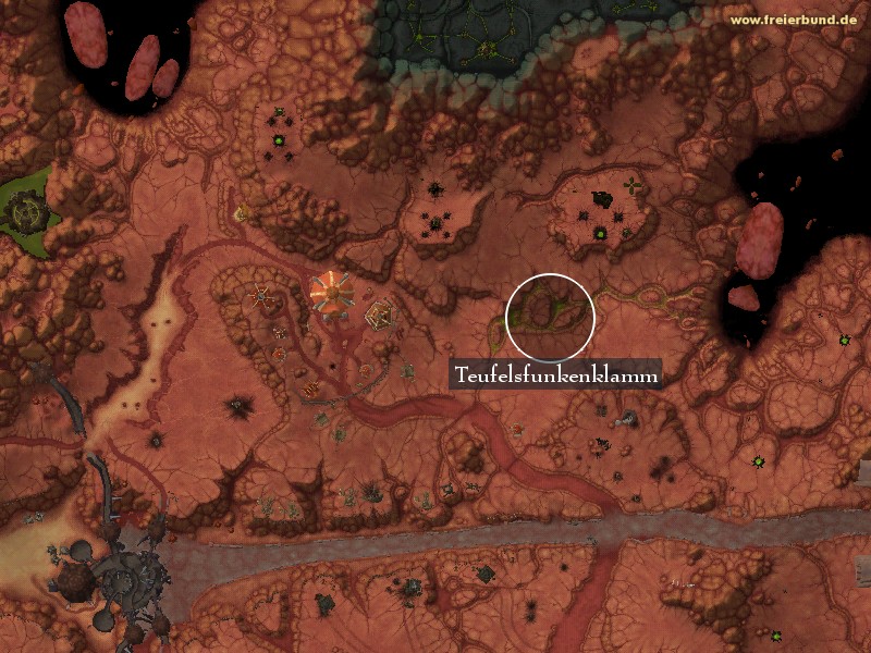 Teufelsfunkenklamm (Felspark Ravine) Landmark WoW World of Warcraft 