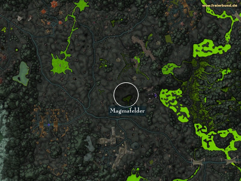 Magmafelder (Magma Fields) Landmark WoW World of Warcraft 