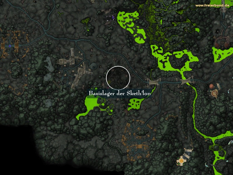 Basislager der Sketh'lon (Sketh'lon Base Camp) Landmark WoW World of Warcraft 