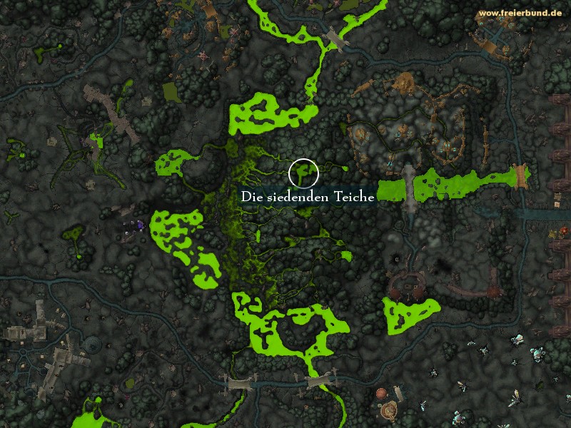 Die siedenden Teiche (The Scalding Pools) Landmark WoW World of Warcraft 