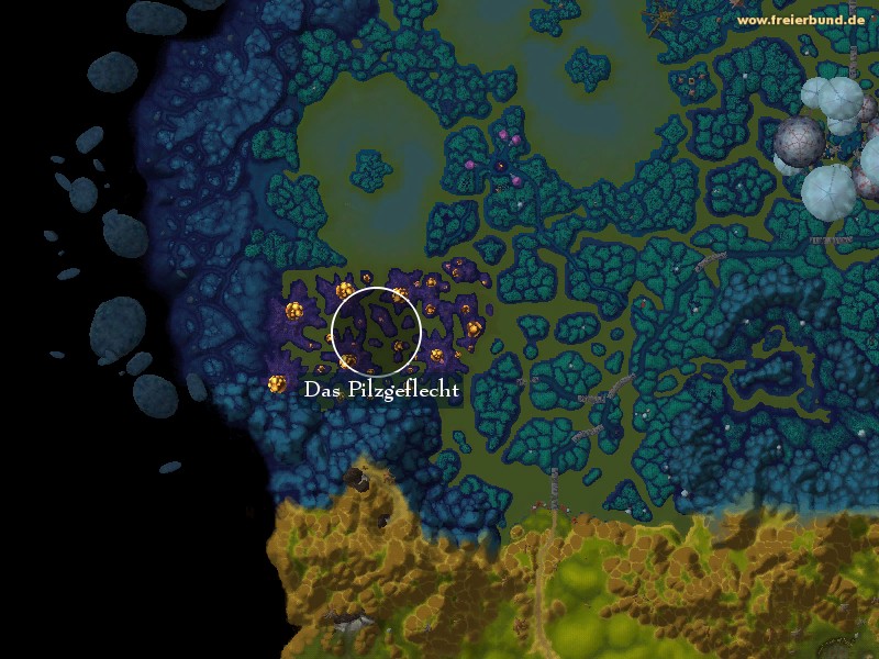 Das Pilzgeflecht (The Spawning Glen) Landmark WoW World of Warcraft 