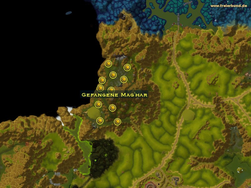 Gefangene Mag'har (Mag'har Prisoner) Monster WoW World of Warcraft 