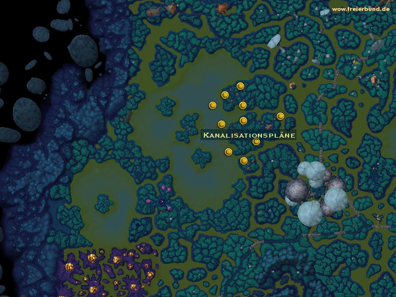 Kanalisationspläne (Drain Schematics) Quest-Gegenstand WoW World of Warcraft 