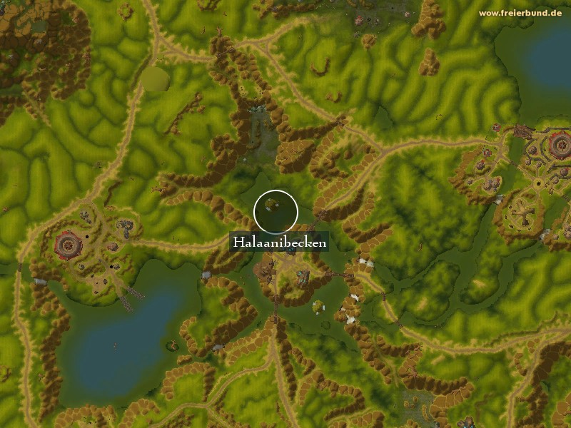 Halaanibecken (Halaani Basin) Landmark WoW World of Warcraft 