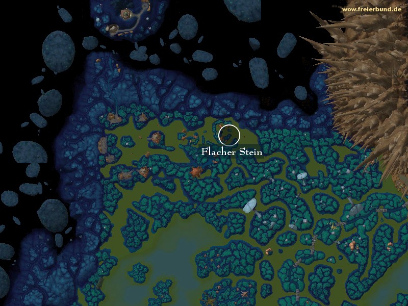 Flacher Stein (Flat Rock) Landmark WoW World of Warcraft 