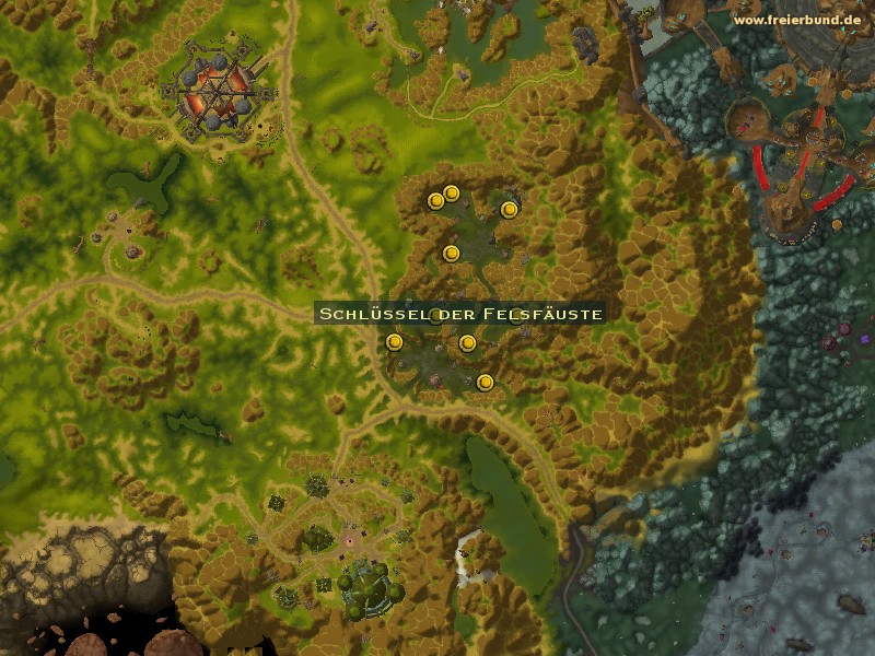 Schlüssel der Felsfäuste (Boulderfist Key) Quest-Gegenstand WoW World of Warcraft 