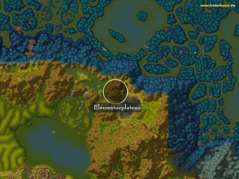 Elementarplateau (Elemental Plateau) Landmark WoW World of Warcraft 