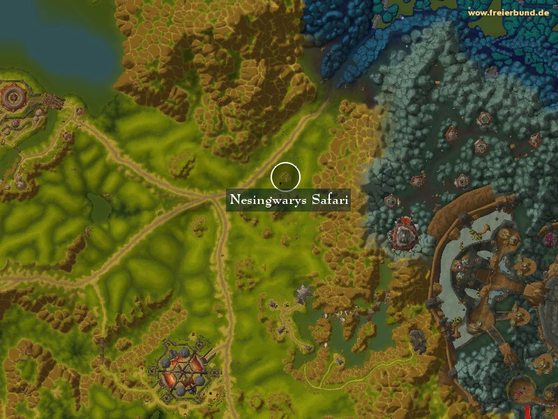 Nesingwarys Safari (Nesingwary's Safari) Landmark WoW World of Warcraft 