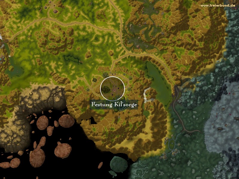 Festung Kil'sorge (Kil'sorrow Fortress) Landmark WoW World of Warcraft 