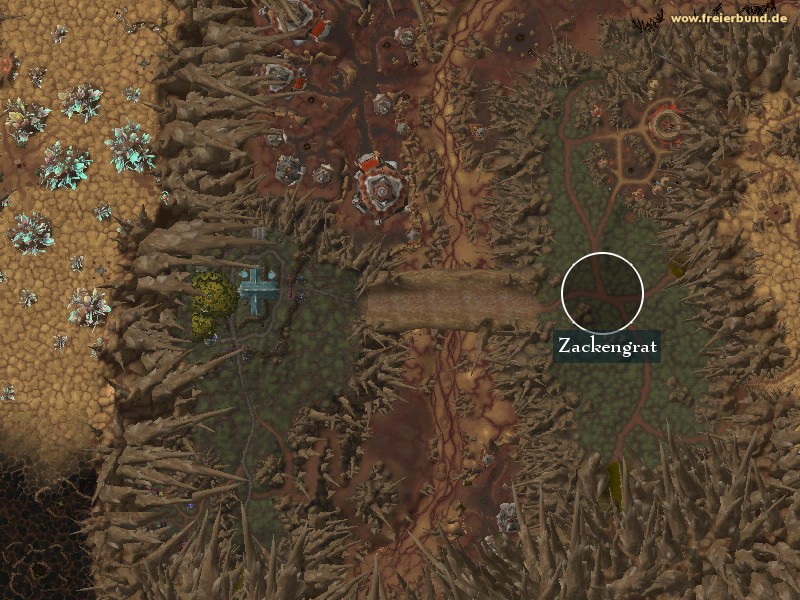 Zackengrat (Jagged Ridge) Landmark WoW World of Warcraft 