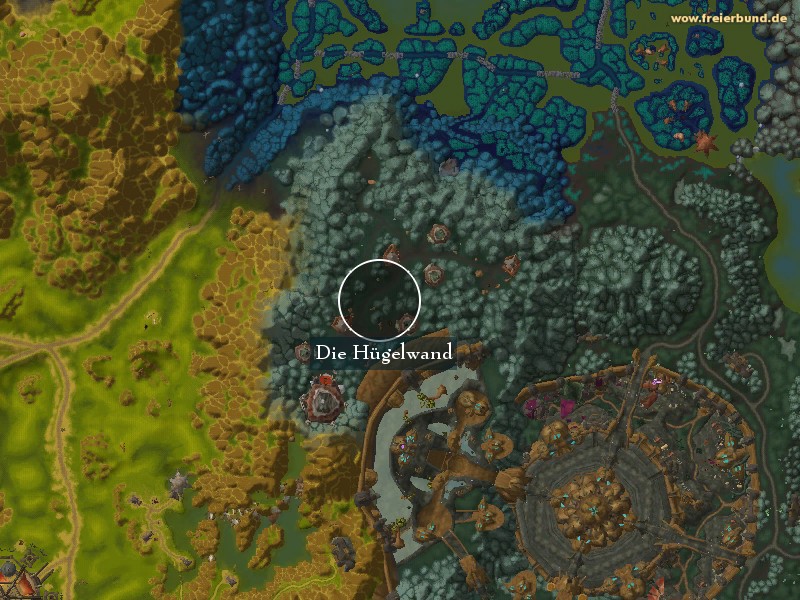 Die Hügelwand (The Barrier Hills) Landmark WoW World of Warcraft 