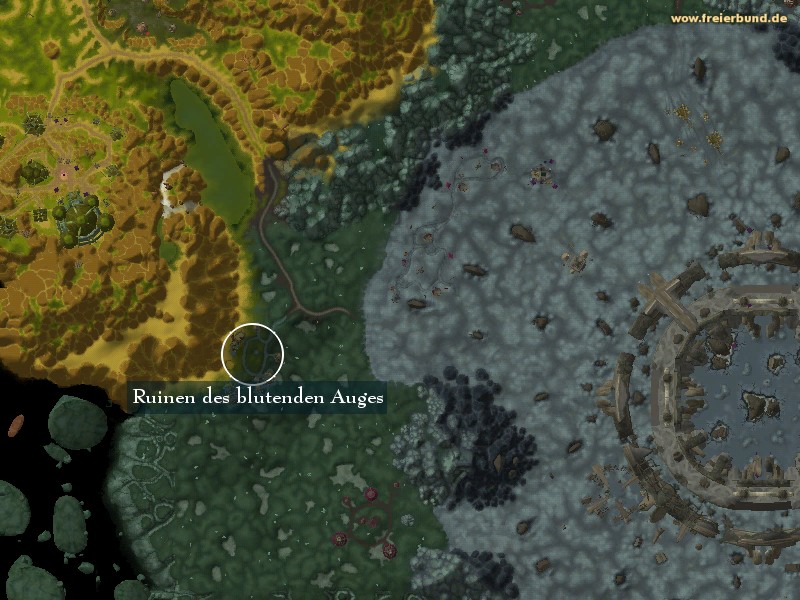 Ruinen des blutenden Auges (Bleeding Hollow Ruins) Landmark WoW World of Warcraft 