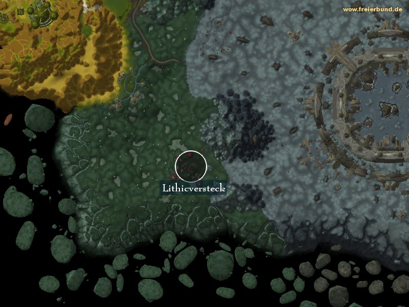 Lithicversteck (Veil Lithic) Landmark WoW World of Warcraft 
