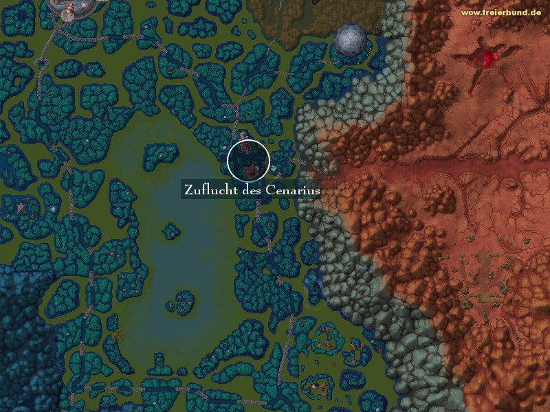 Zuflucht des Cenarius (Cenarion Refuge) Landmark WoW World of Warcraft 