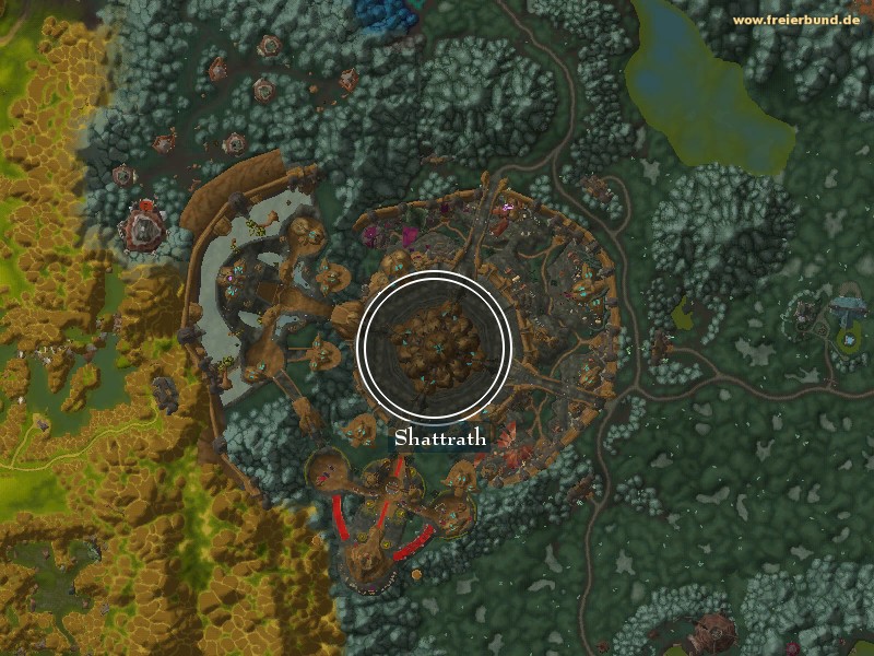 Shattrath (Shattrath) Landmark WoW World of Warcraft 
