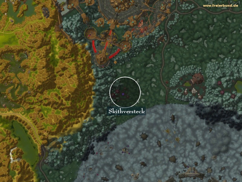 Skithversteck (Veil Skith) Landmark WoW World of Warcraft 