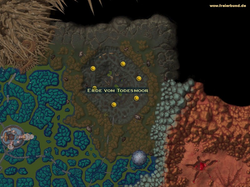 Erde vom Todesmoor (Dead Mire Soil Sample) Quest-Gegenstand WoW World of Warcraft 